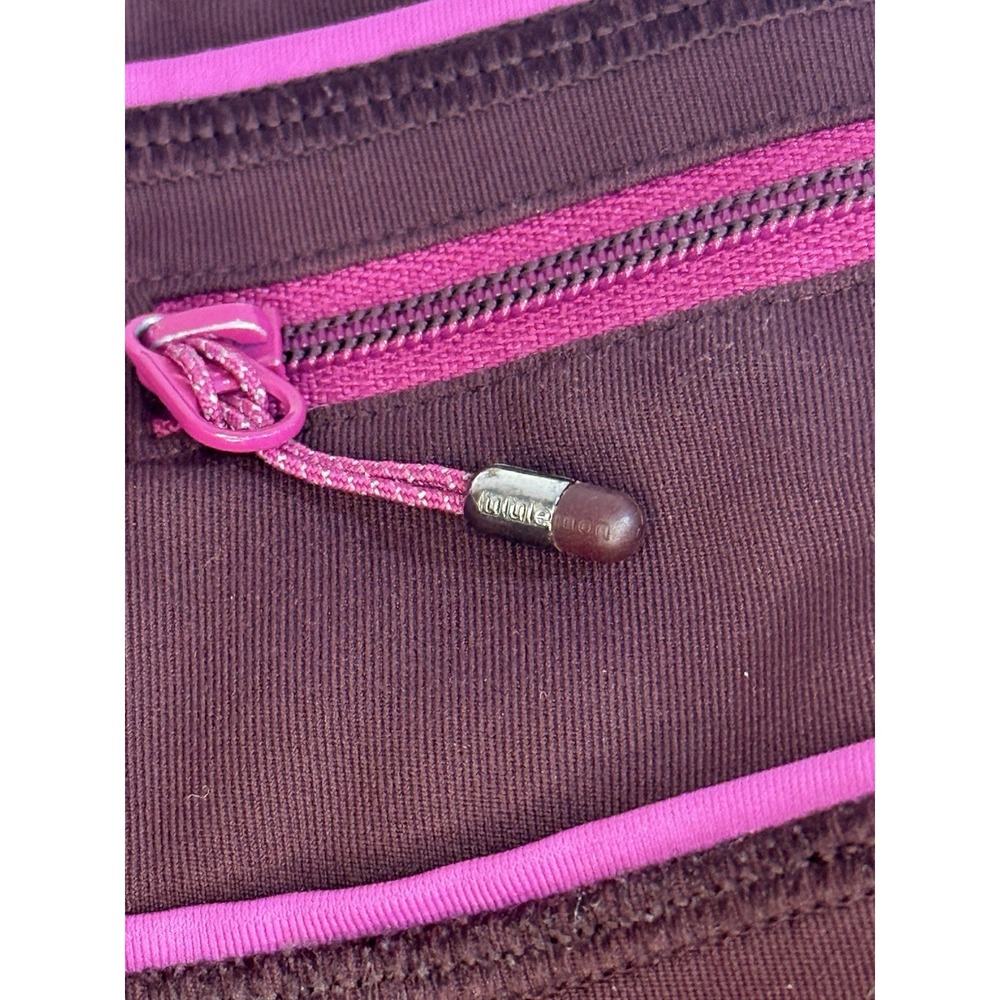 Lululemon Leggings Size 6 Pace Queen Luxtreme Bordeaux Drama - Picture 7 of 7